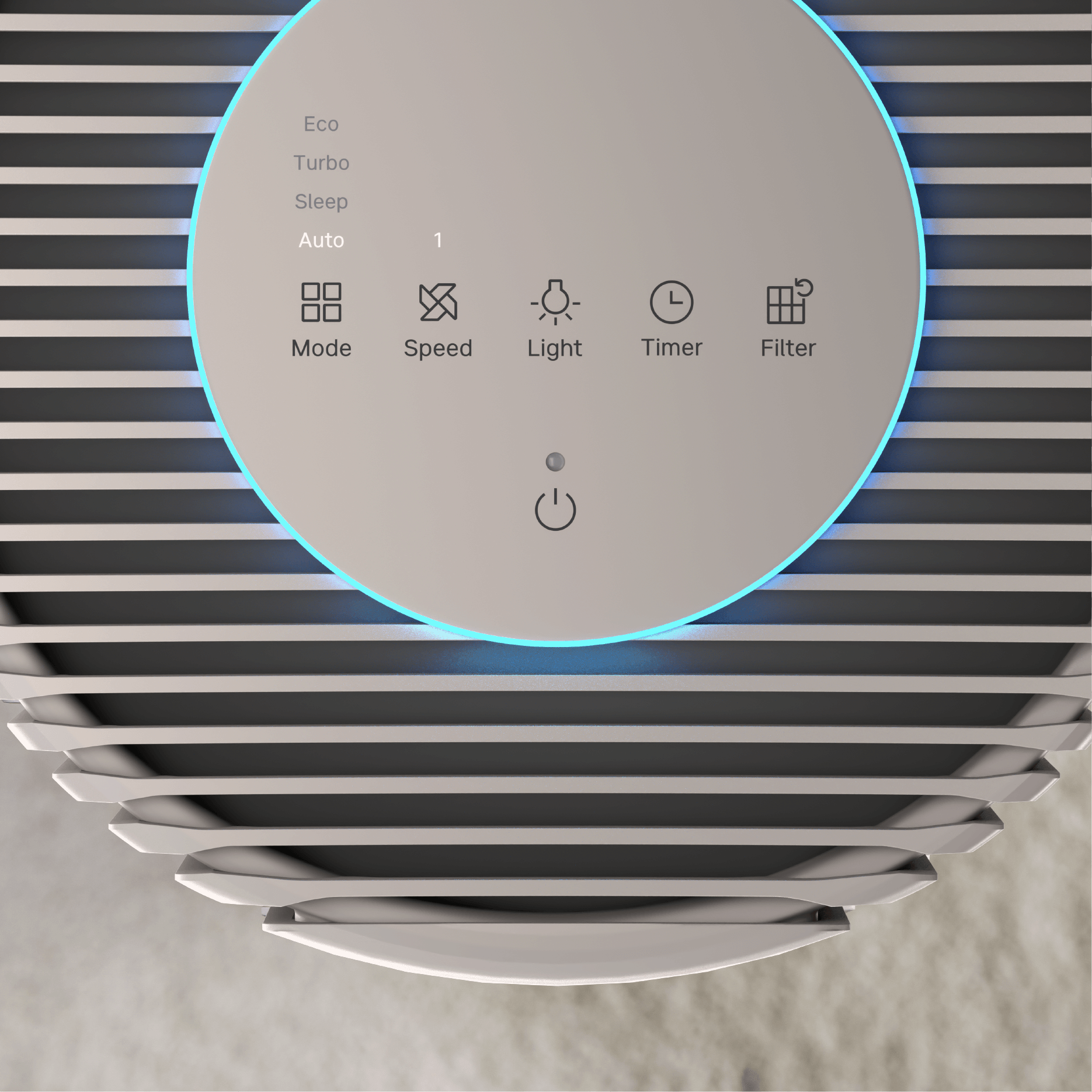 Storm 2 air purifier with quieter operation and no noise disturbance - Coway Malaysia